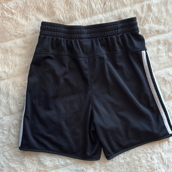 Adidas Black and White Athletic Shorts size youth 14 - Picture 6 of 8